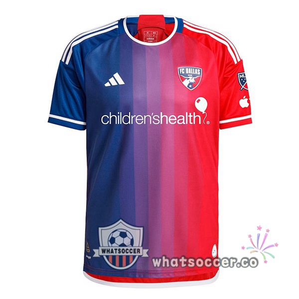 FC Dallas Home Soccer Jerseys Red Blue 2024-2025