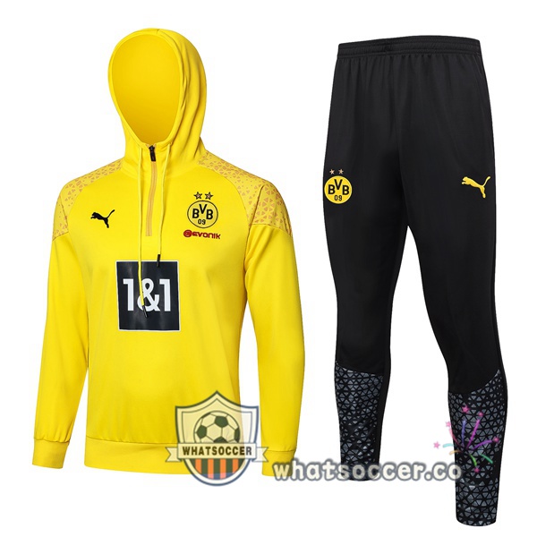 Tracksuit - Hooded Sweatshirt Dortmund BVB Yellow 2024-2025