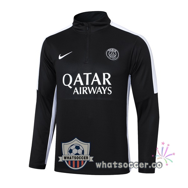 Soccer Sweater JORDAN Paris PSG Black 2024-2025
