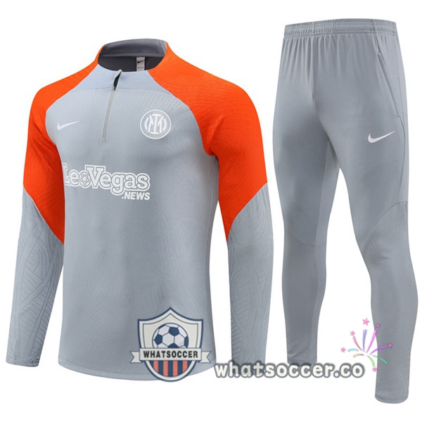 Tracksuit Inter Milan Gray Orange 2024-2025