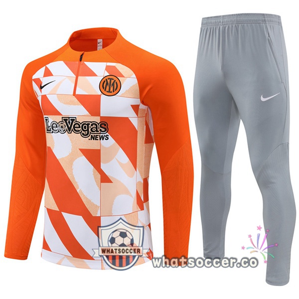Tracksuit Inter Milan White Orange 2024-2025