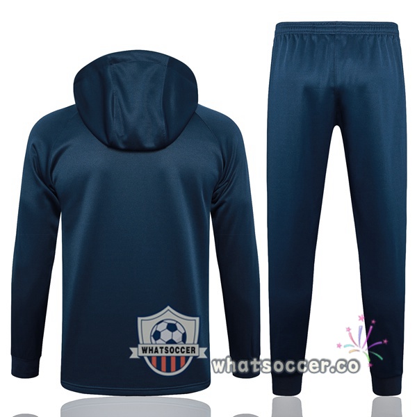 Tracksuit - Hooded Sweatshirt Brazil Blue Royal 2024-2025