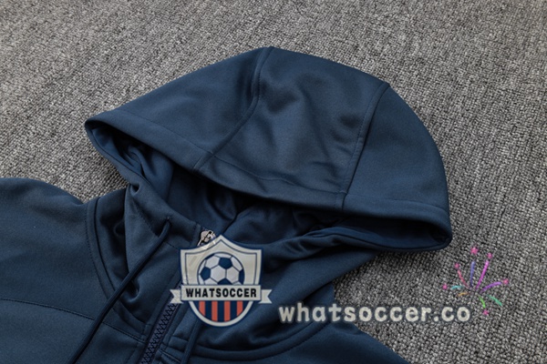 Tracksuit - Hooded Sweatshirt Brazil Blue Royal 2024-2025