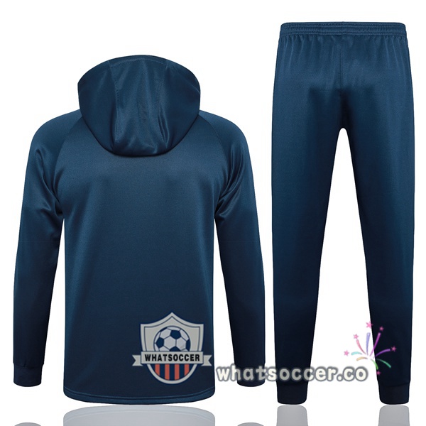 Tracksuit - Hooded Sweatshirt France Blue Royal 2024-2025