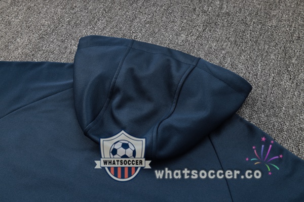 Tracksuit - Hooded Sweatshirt France Blue Royal 2024-2025