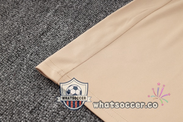 FC Barcelona Training T-Shirts + Shorts Yellow 2024-2025