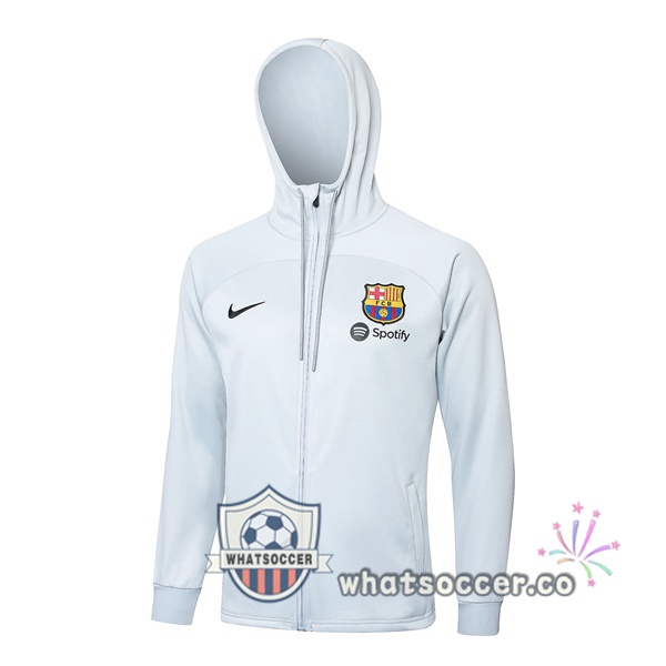 Windbreaker FC Barcelona White 2024-2025
