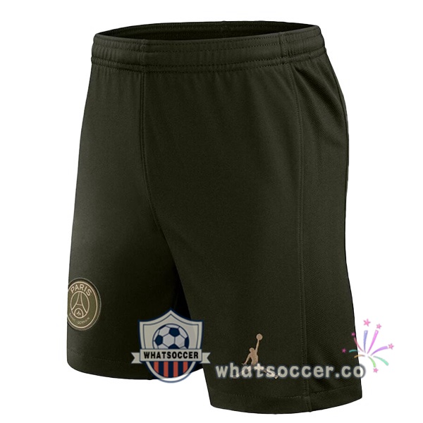 Paris PSG Fourth Soccer Shorts Black 2023-2024