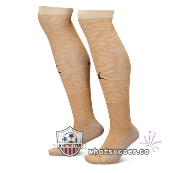 Paris PSG Fourth Soccer Socks Rose 2023-2024