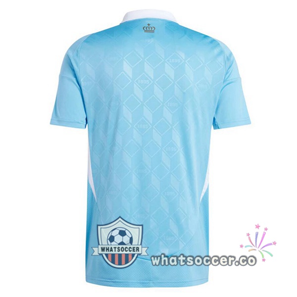 Belgium Away Soccer Jerseys Blue 2024-2025