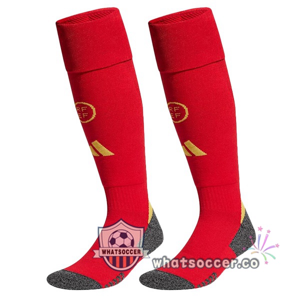 Spain Home Soccer Jerseys Red 2024-2025