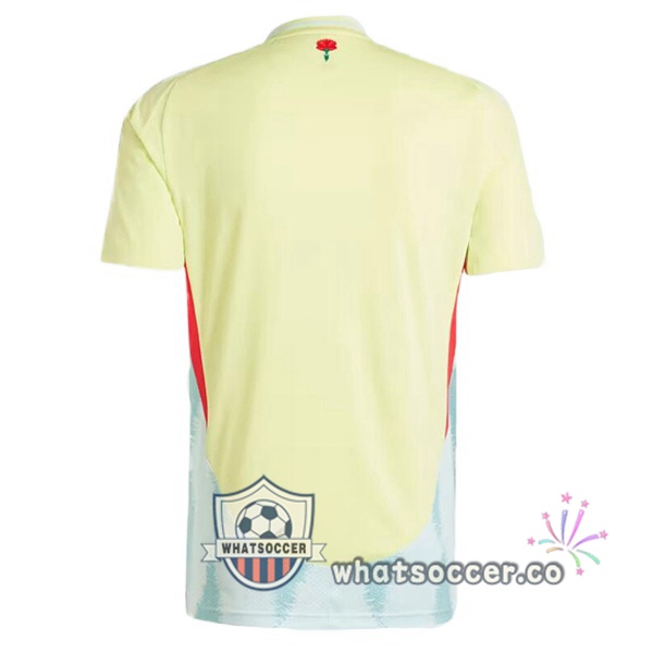 Spain Away Soccer Jerseys Yellow 2024-2025