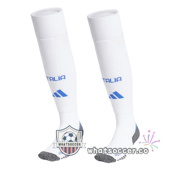 Italy Away Soccer Jerseys White 2024-2025