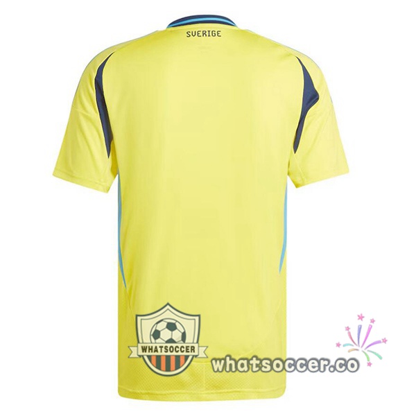 Sweden Home Soccer Jerseys Yellow 2024-2025
