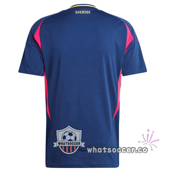 Sweden Away Soccer Jerseys Blue Royal 2024-2025