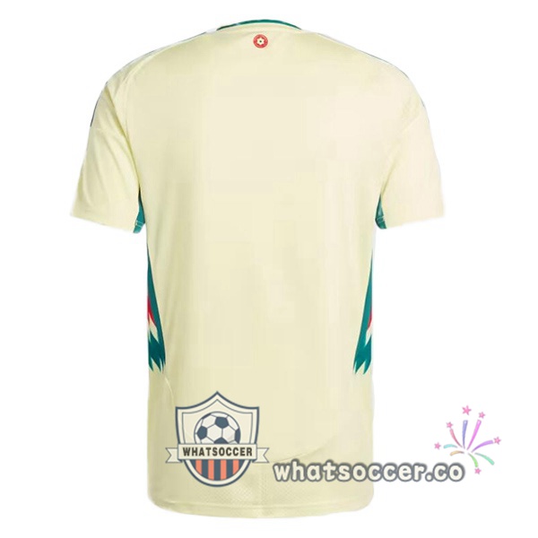 Wales Away Soccer Jerseys Yellow 2024-2025