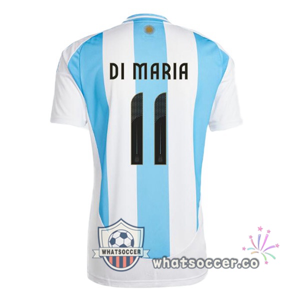 Argentina (DI MARIA 11) Home Soccer Jerseys Blue White 2024-2025