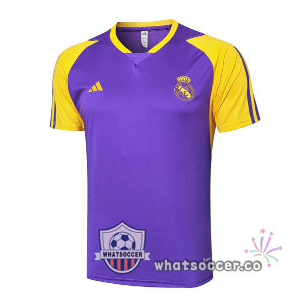Real Madrid Training T-Shirts Purple 2024-2025