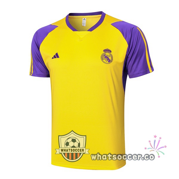 Real Madrid Training T-Shirts Yellow 2024-2025