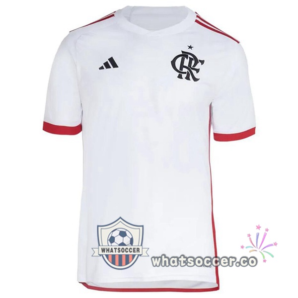 Flamengo Away Soccer Jerseys White 2024-2025