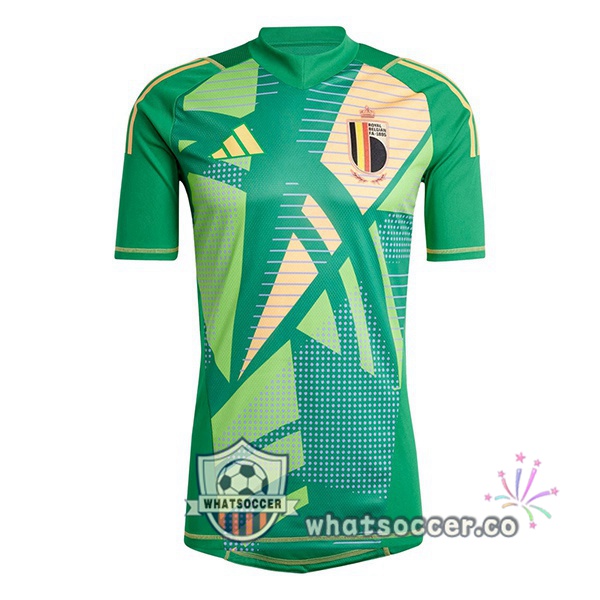 Belgium Goalkeeper Soccer Jerseys Green 2024-2025
