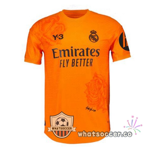 Real Madrid Goalkeeper Soccer Jerseys Orange 2023-2024