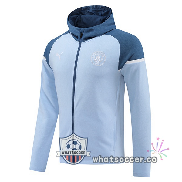 Hooded Sweatshirt Manchester City Blue 2024-2025