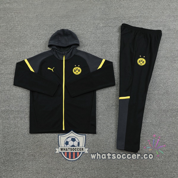 Tracksuit - Hooded Dortmund BVB Black 2024-2025