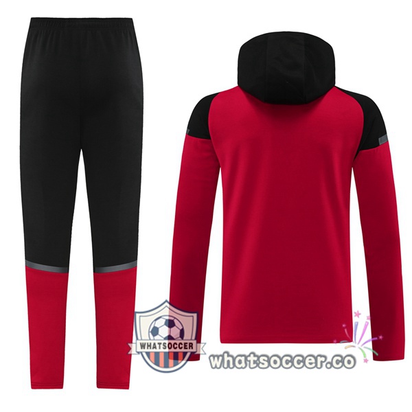 Tracksuit - Hooded AC Milan Red 2024-2025