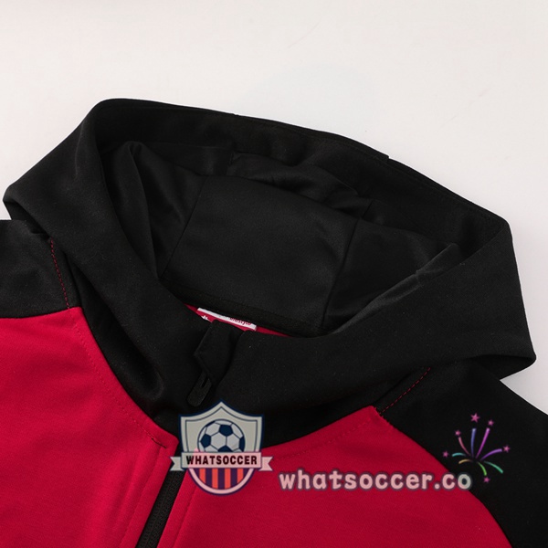 Tracksuit - Hooded AC Milan Red 2024-2025