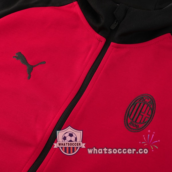 Tracksuit - Hooded AC Milan Red 2024-2025