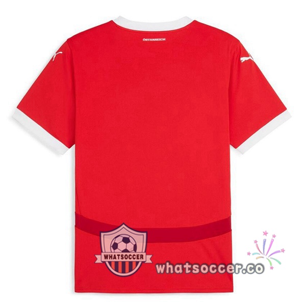 Austria Home Soccer Jerseys Red 2024-2025