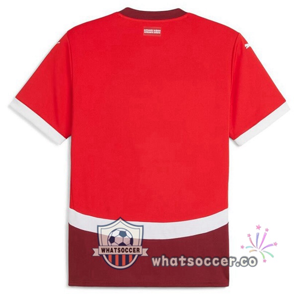 Switzerland Home Soccer Jerseys Red 2024-2025