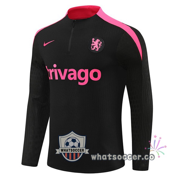 Soccer Sweater FC Chelsea Black 2024-2025