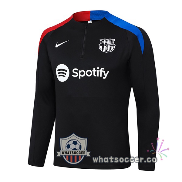 Soccer Sweater FC Barcelona Black 2024-2025