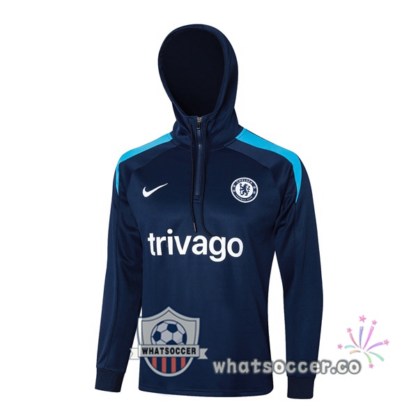 Hooded Sweatshirt FC Chelsea Blue Royal 2024-2025