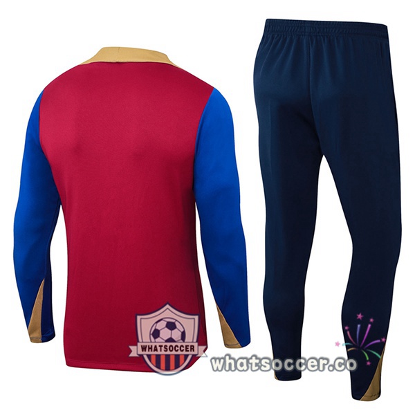 Tracksuit FC Barcelona Blue Red 2024-2025