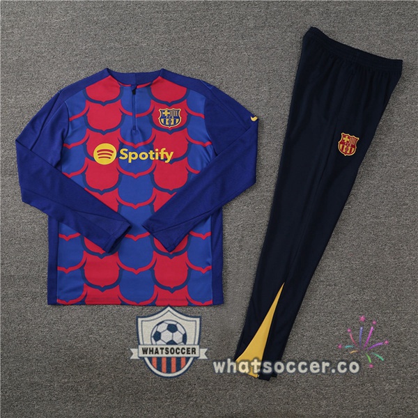 Tracksuit FC Barcelona Blue Red 2024-2025