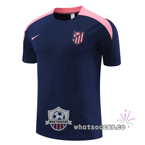 Atletico Madrid Training T-Shirts Blue Royal 2024-2025