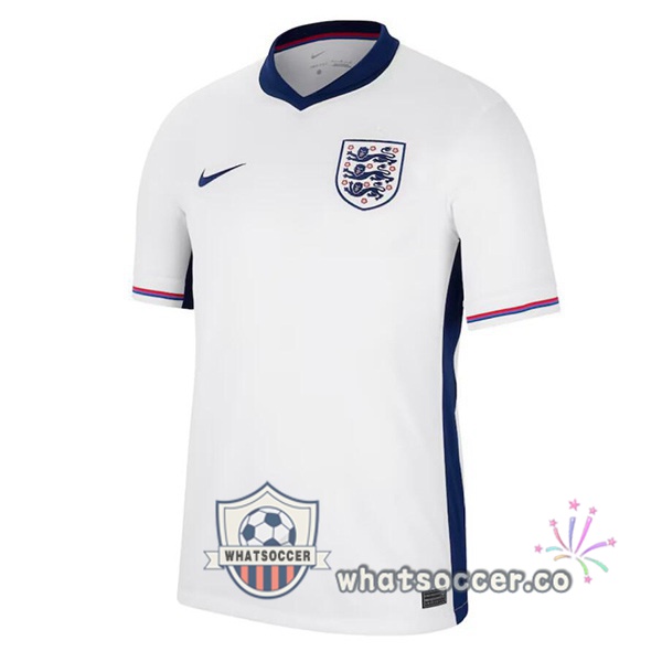 England Home Soccer Jerseys White 2024-2025