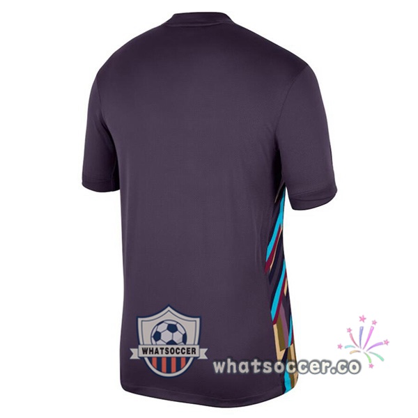 England Away Soccer Jerseys Purple 2024-2025