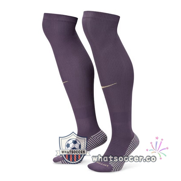 England Away Soccer Jerseys Purple 2024-2025