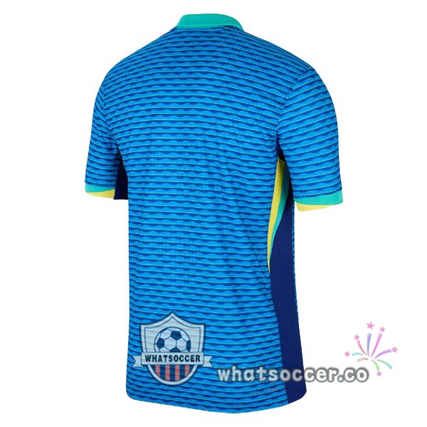 Brazil Away Soccer Jerseys Blue 2024-2025