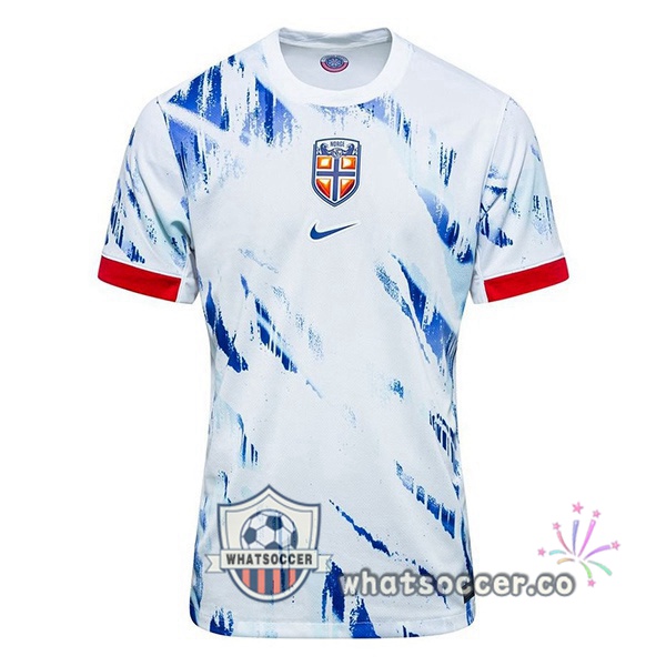 Norway Away Soccer Jerseys White 2024-2025