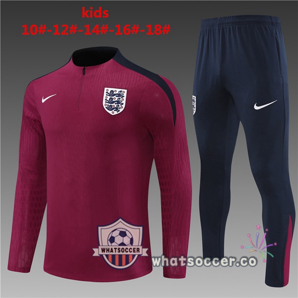 Tracksuit England Kids Red 2024-2025