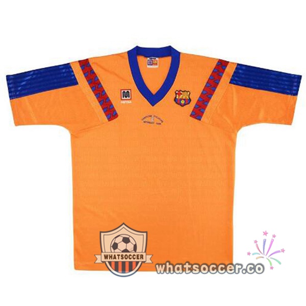FC Barcelona Retro Away Orange 1991-1992
