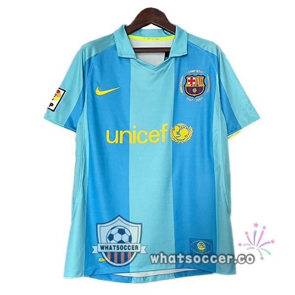 FC Barcelona Retro Away Blue 2007-2008