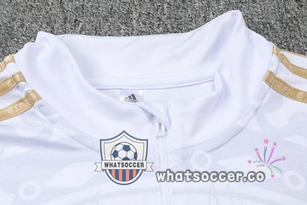 Tracksuit Real Madrid White Yellow 2024-2025