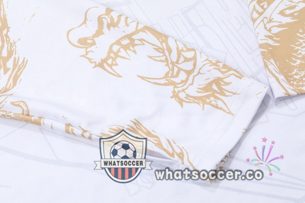 Tracksuit Real Madrid White Yellow 2024-2025