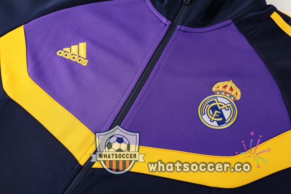 Training Jacket Real Madrid Blue Royal Purple 2024-2025
